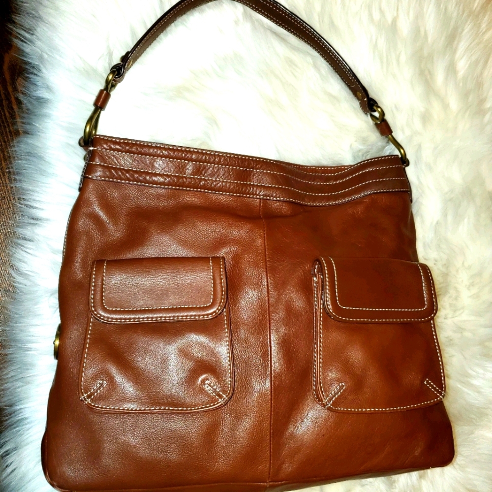 Talbots  Leather Hobo Bag EUC